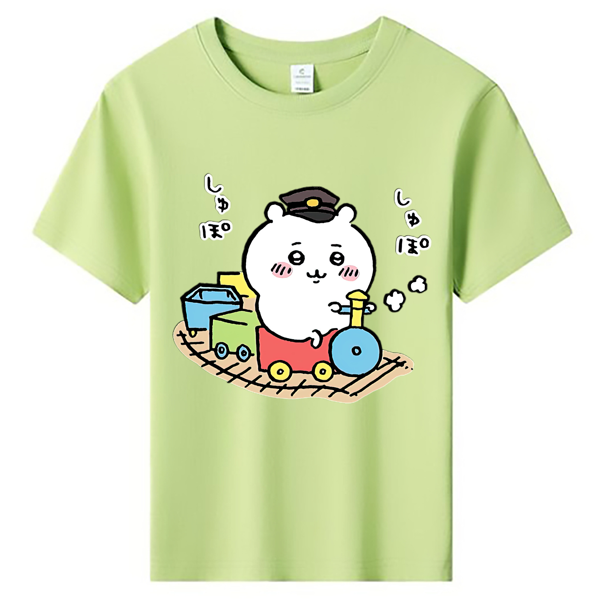 （画像用） ちいかわ ちいかわ Chii-kawa chiikawa 綿100％キッズTシャツ（フロントプリント）